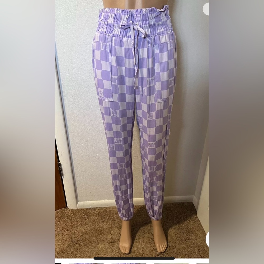 Juicy Couture Women’s Pants Color Lilac Sky Size Small New